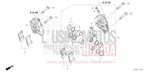 PINZA FRENO ANTERIORE (CBR1000ST) CBR1000STR di 2024
